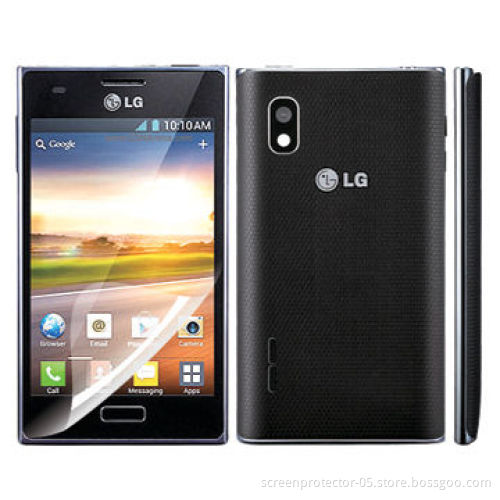 HD Anti-fingerprint Clear Screen Protector for LG, Made of Imported PET
